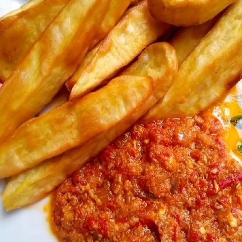 BREAKFAST: SWEET POTATO & LIVER SAUCE