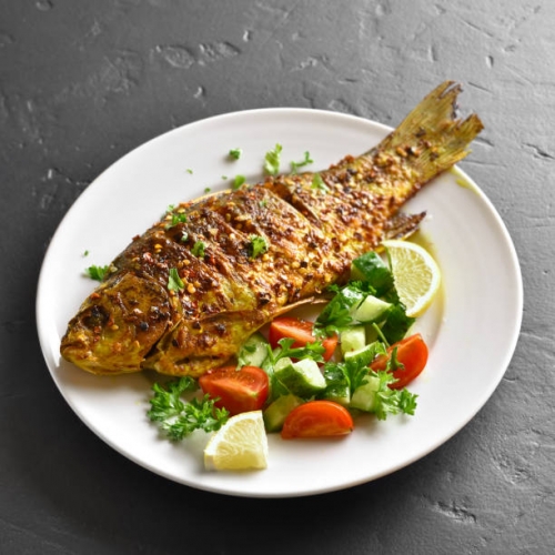 PROTEIN: CROAKER FISH (GRILLED OR FRIED)